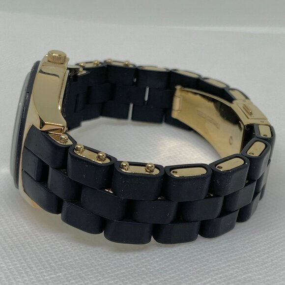 Marc by Marc Jacob’s women gold black tone watch 35mm round case running - Picture 4 of 10